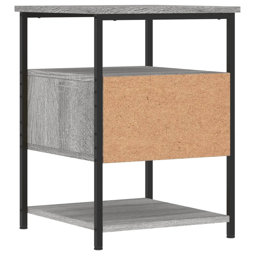 Comodini 2 pz Grigio Sonoma 40x42x56 cm in Legno Multistrato 826030