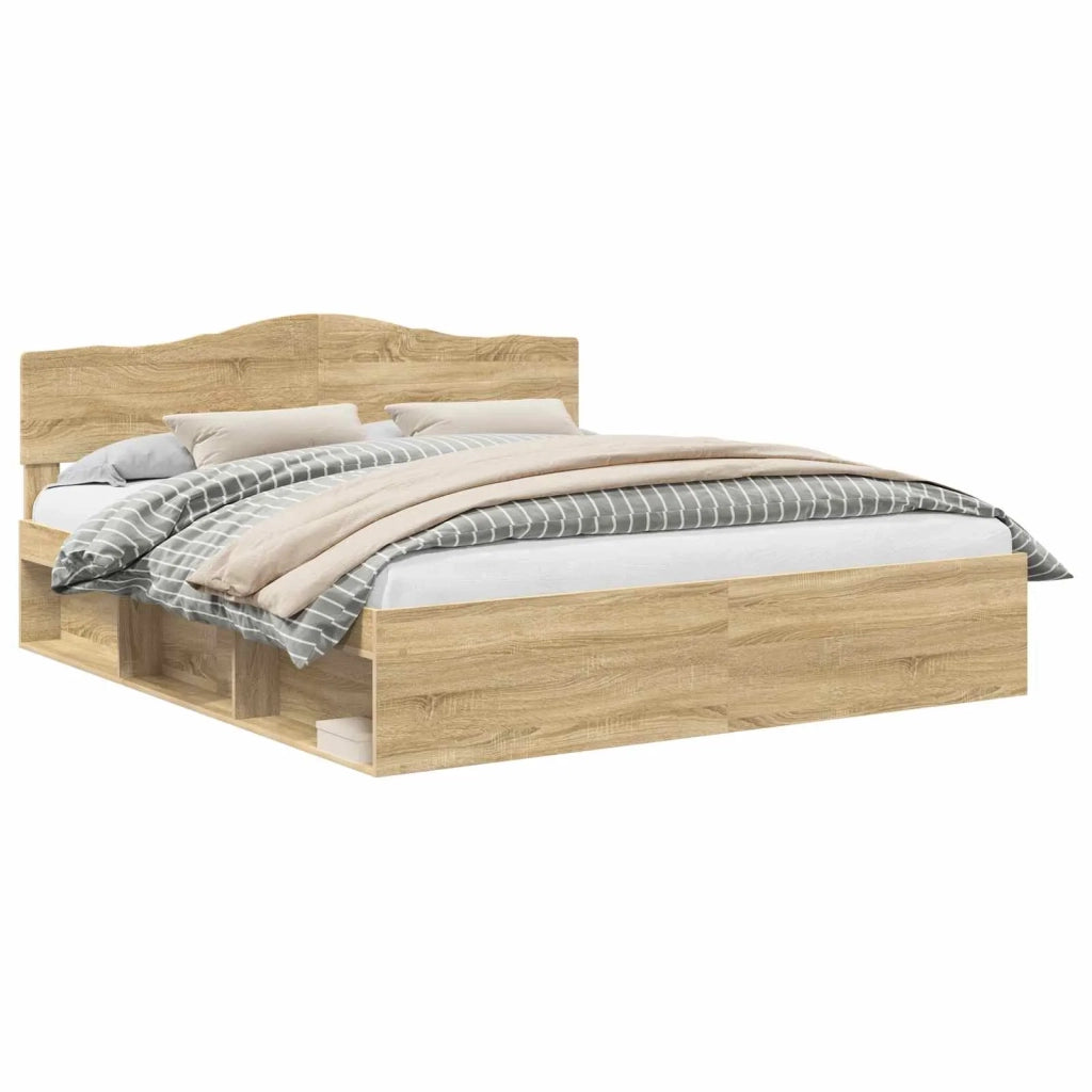 Struttura del letto Sonoma 200 x 200 cm Pino massello 3412855