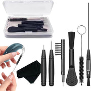 Set di pulizia per apparecchi acustici e accessori - Kit di manutenzione per apparecchi acustici - Set di pulizia con scatola di conservazione - Strumenti di pulizia per la pulizia