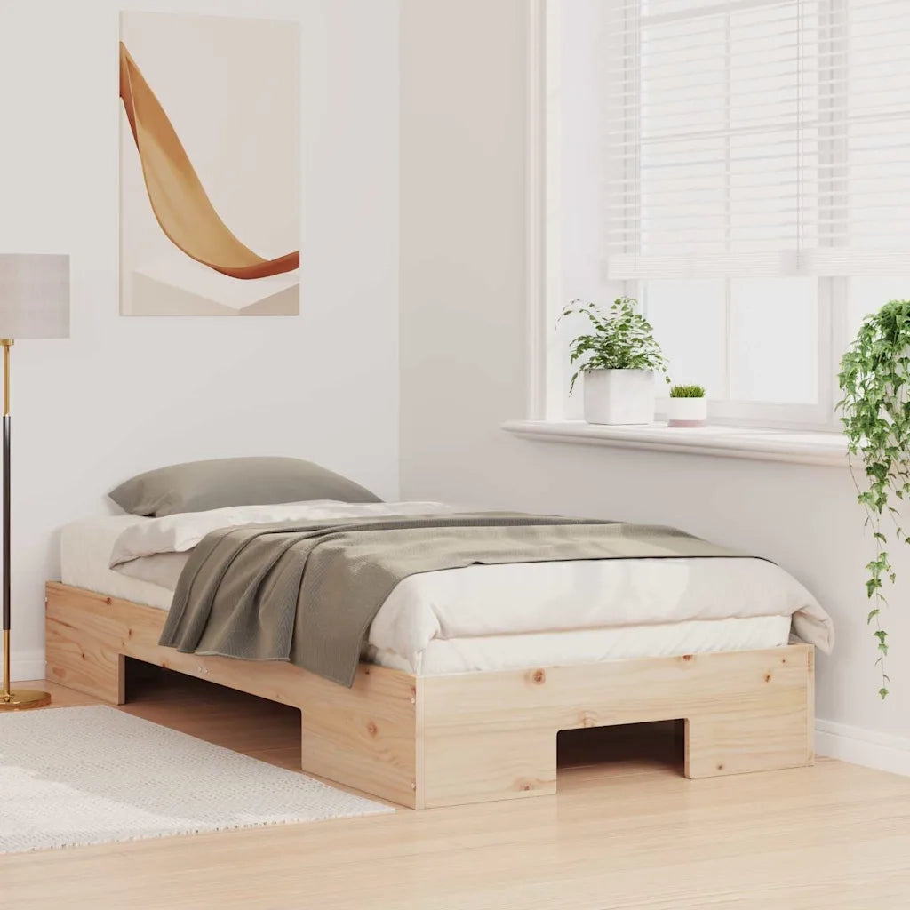 Struttura del letto Marrone 90 x 190 cm 873052