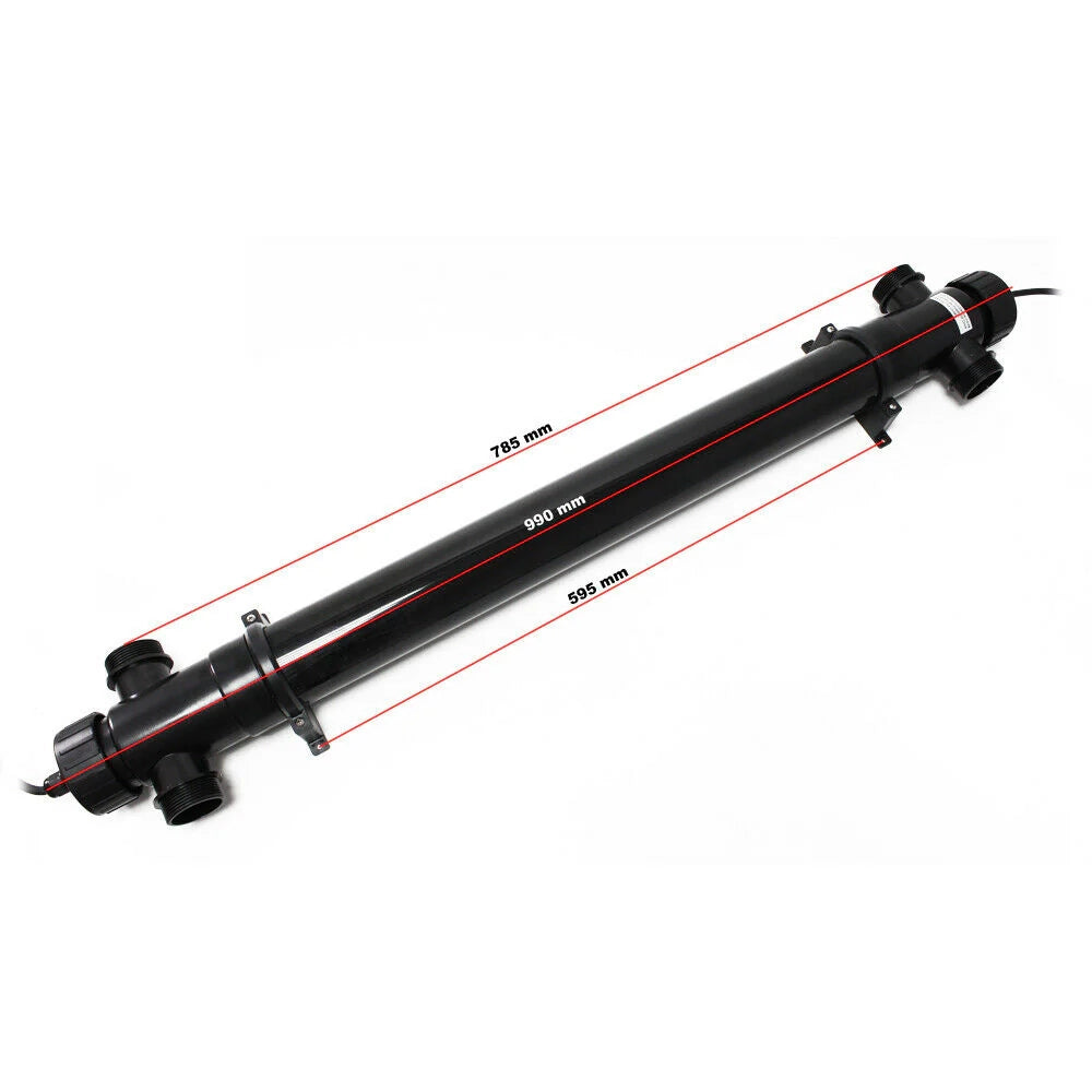 Chiarificatore sterilizzatore con lampada UVC da 72 watt per stagni e piscine con filtro 16_0001528