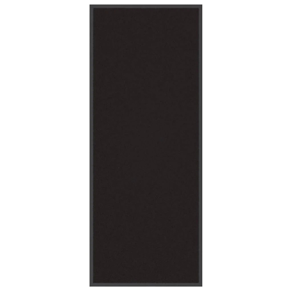 Zerbino rettangolare antiscivolo e assorbente nero 60 x 150 cm in polipropilene nero 02_0058149