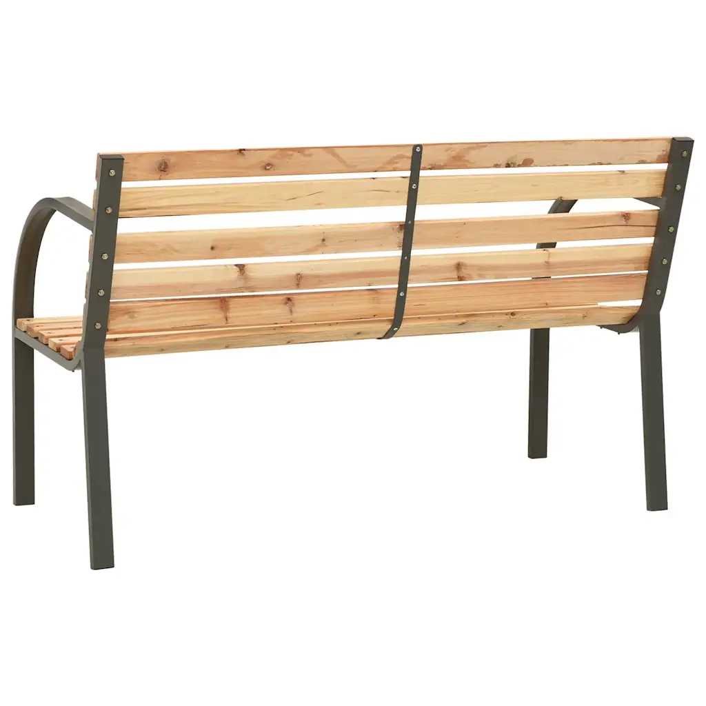 Panca da Giardino Doppia 81 cm in Legno di Abete Cinese 317119