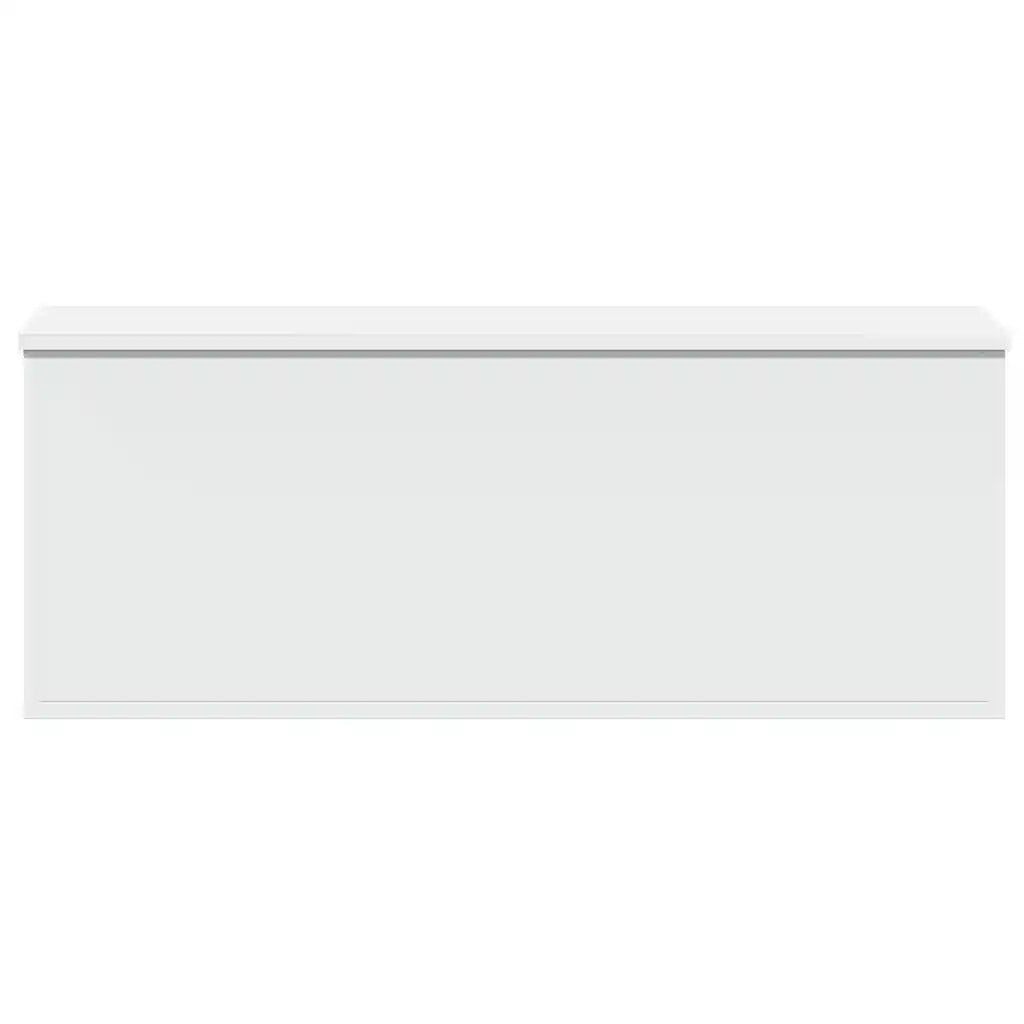 Contenitore Portaoggetti Bianco 90x35x35 cm in Truciolato 840681
