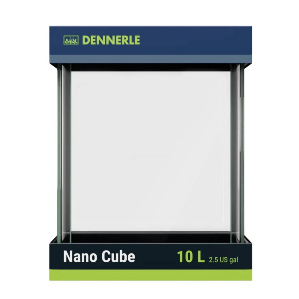 Dennerle Nano Cube 10L - Mini acquario con vetro panoramico cm20x20x25h