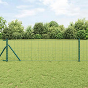 Recinzione con Posto Verde 0,4 x 25 m Acciaio e PVC 3350331