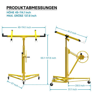 Solleva pannelli professionale XXL per cartongesso Alzalastre