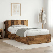 Telaio del letto con storage Legno antico 80 x 200 cm 3433705