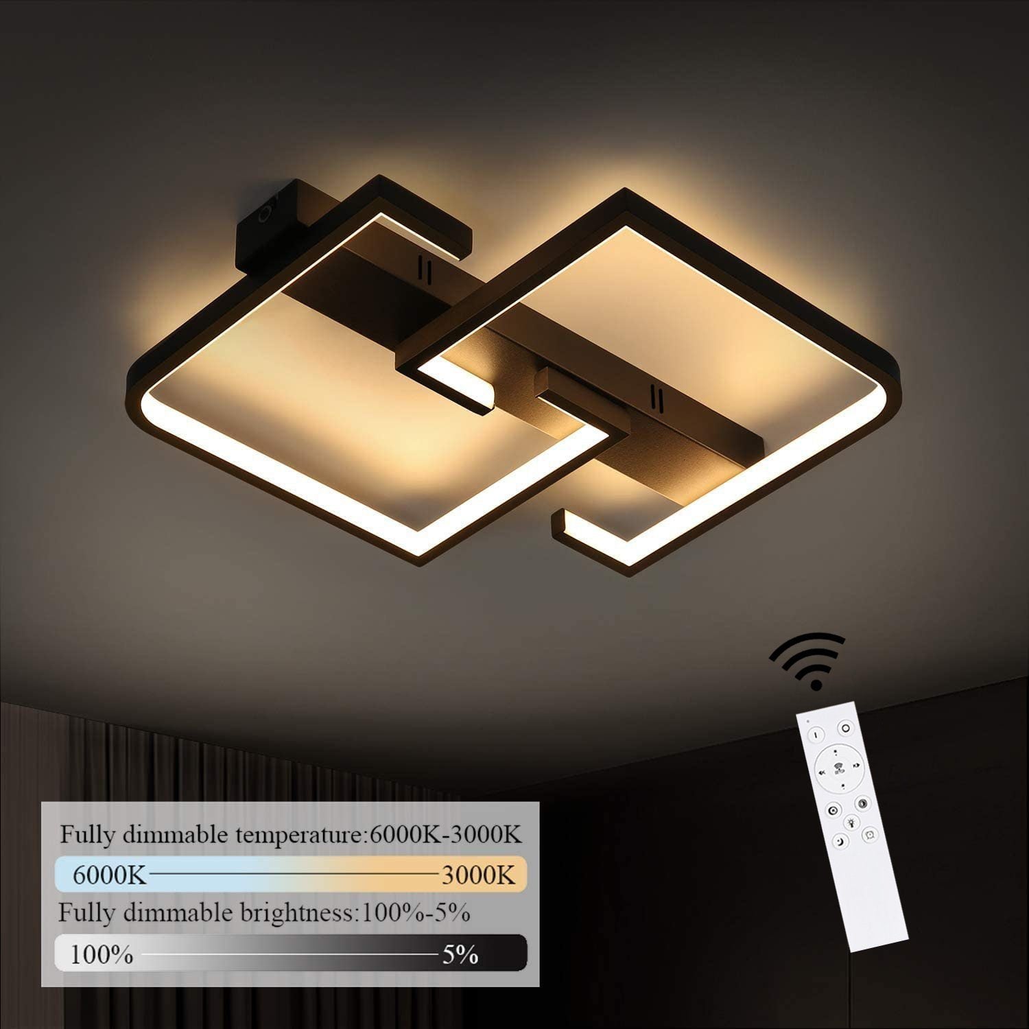 ZMH Lampada da soffitto LED moderna per camera letto corridoio