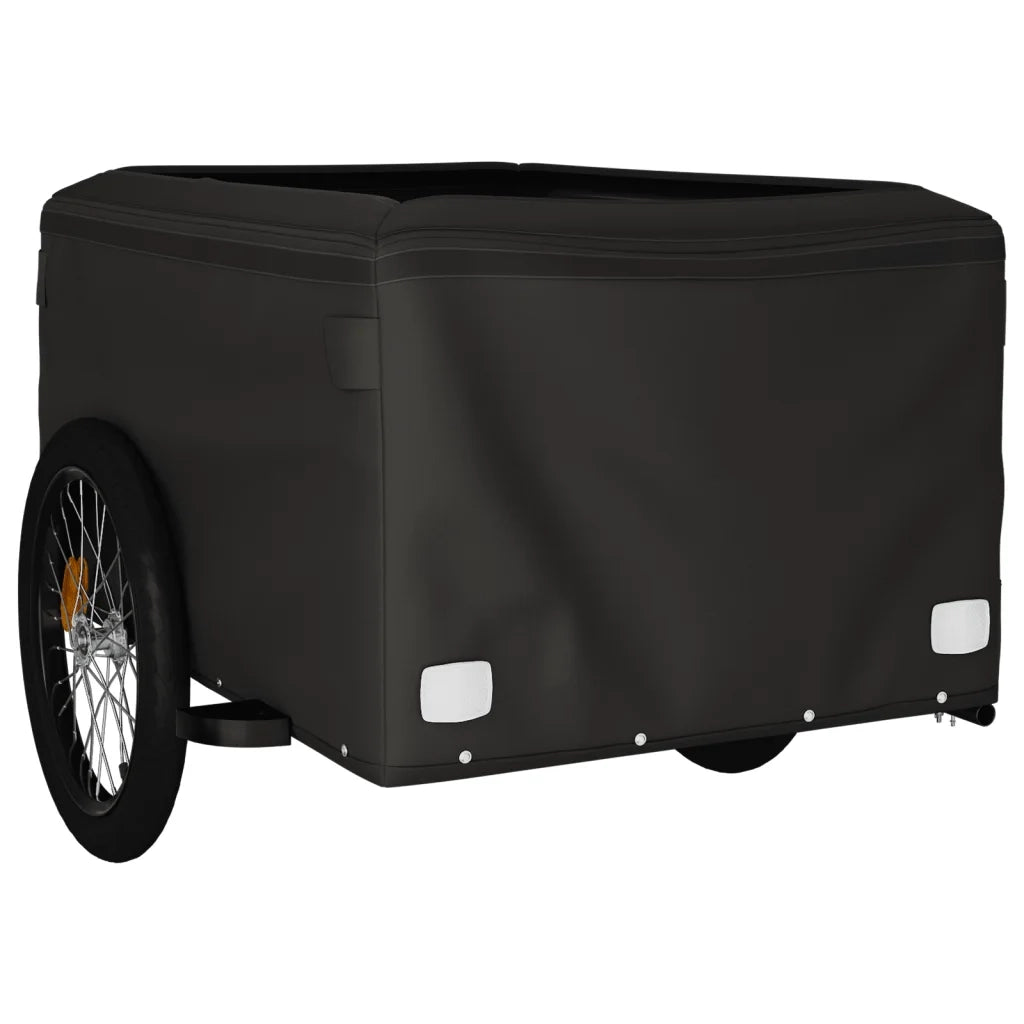 Rimorchio da Bici Nero e Arancione 45 kg in Ferro CFW3195891