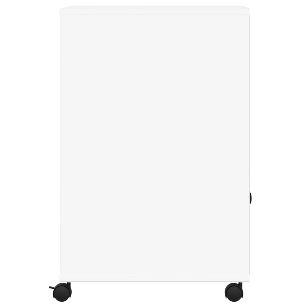 Supporto per stampante tavolo/scrivania con ruote 60 x 48 x 74 cm bianco 02_0044756