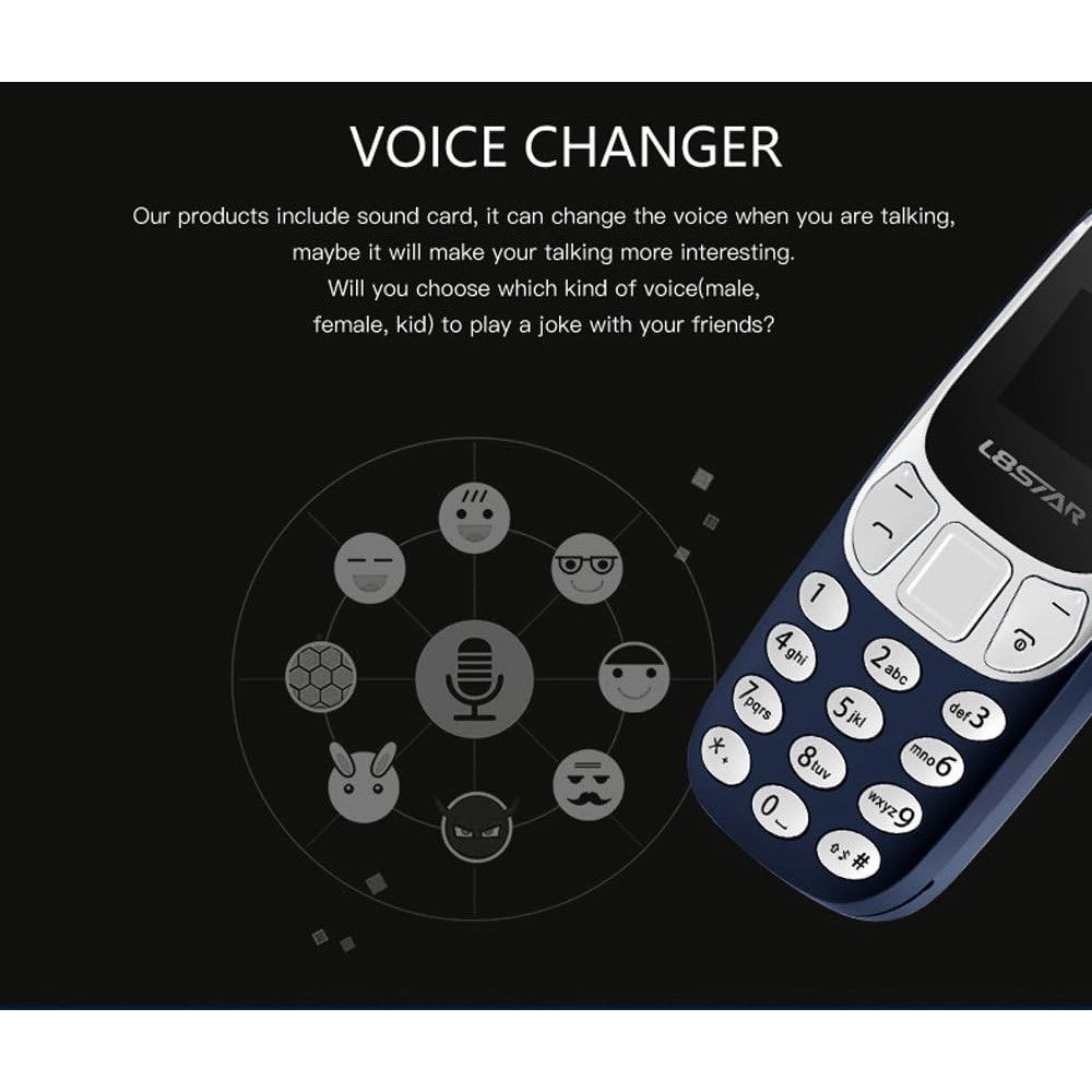 Trade Shop - Mini Cellulare L8star Smartphone Gsm Bluetooth Dualsim Tascabile Non Tracciabile -