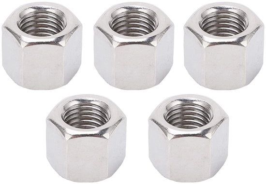 Set di 5 Viti di Accoppiamento a 5 Venti con Testa a 5 Venti in Acciaio Inossidabile - M16 x 2.0 - Completo di Avviti - Utilizzabile Interno ed Esterno - Completo di Avviti a Fil di Ferro - Viti di Accoppiamento a 5 Venti