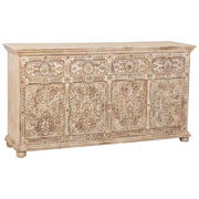 Credenza in legno beige 180x45x96