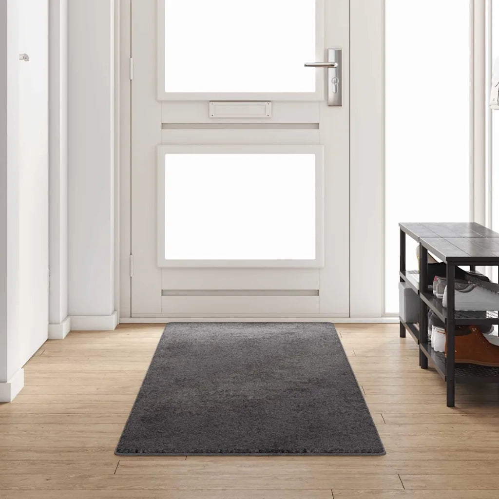 Runner in Moquette Grigio 80 x 300 cm 100% Polipropilene Tuft 42011391