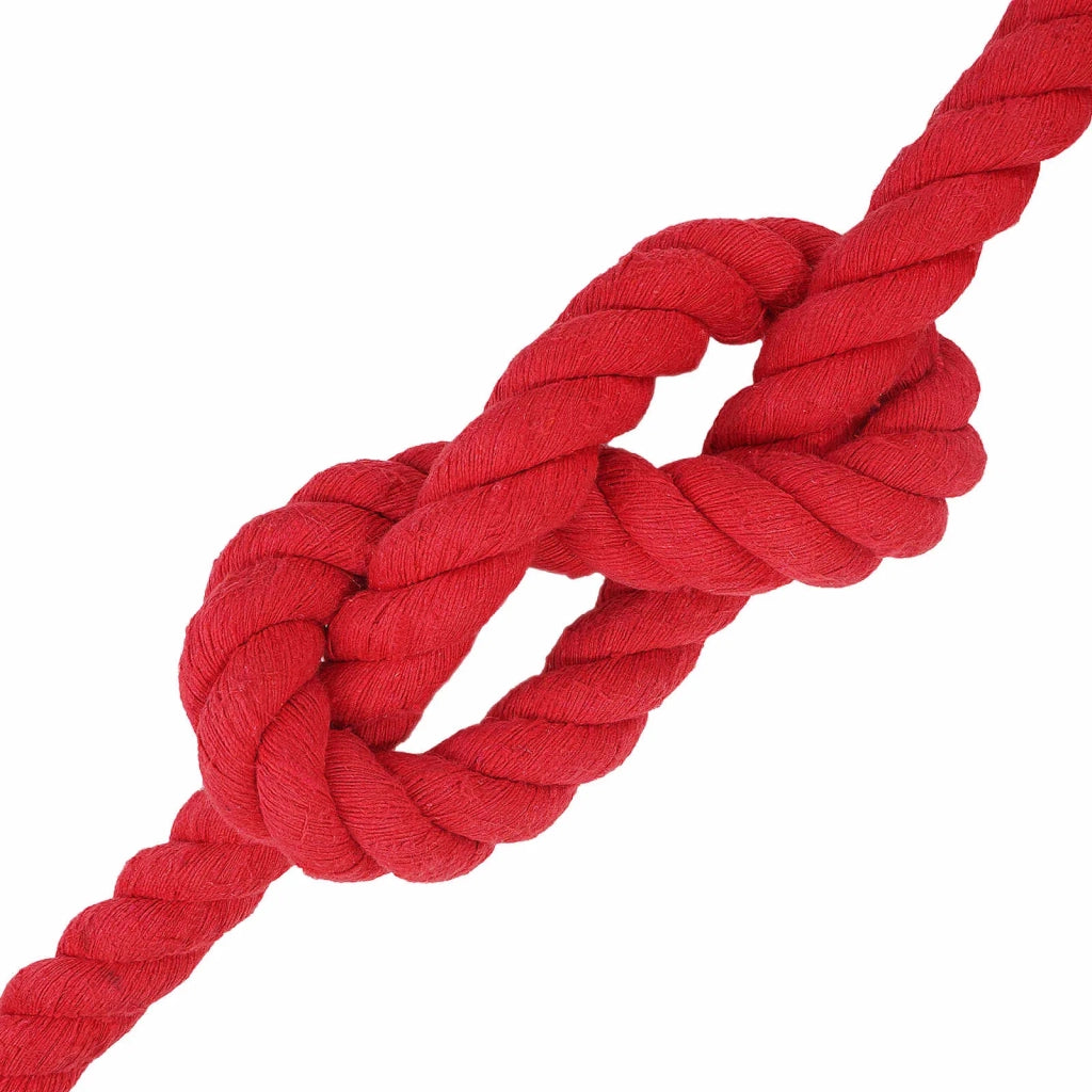 Corda Rosso 3,6 x 3,6 x 1000 cm Cotone