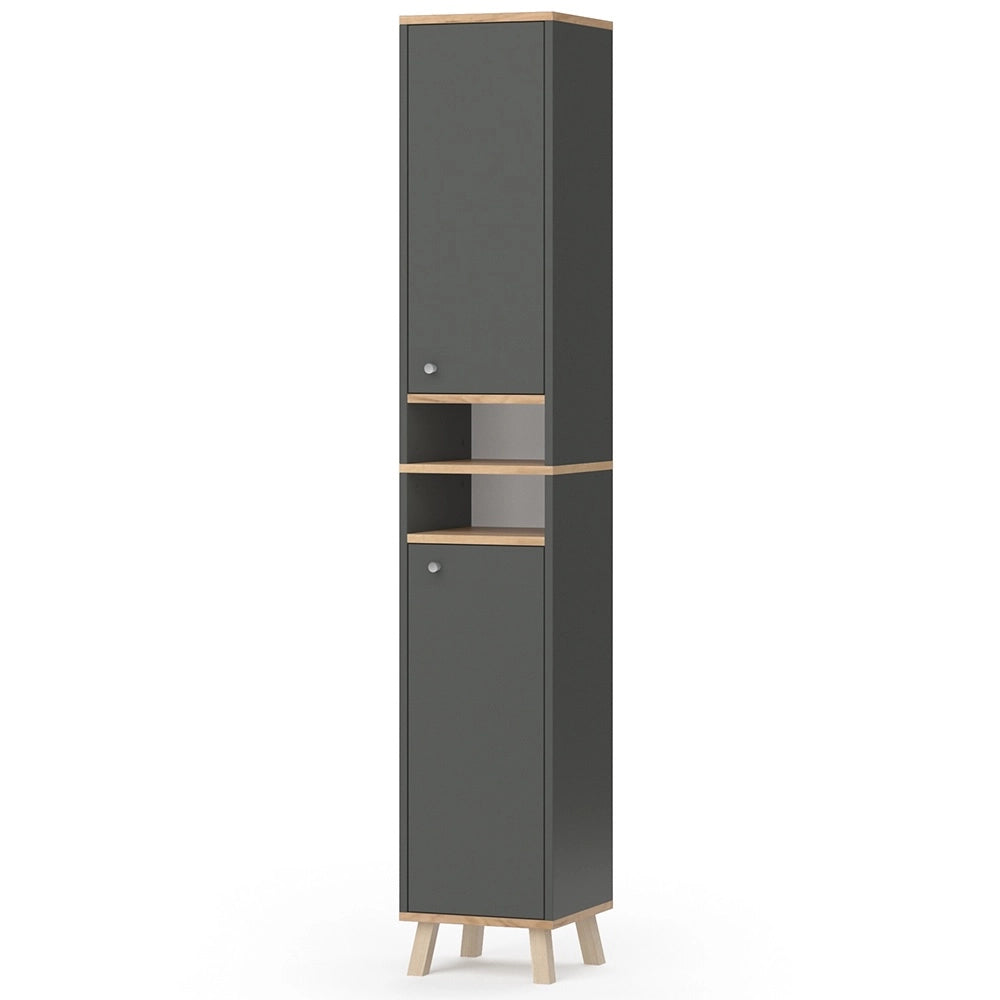 Vicco Mobile bagno alto Antracite 30 x 174 cm