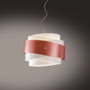 Sospensione Moderna Bea Polilux ® Rame E Metallo Cromo 1 Luce E27 D40Cm