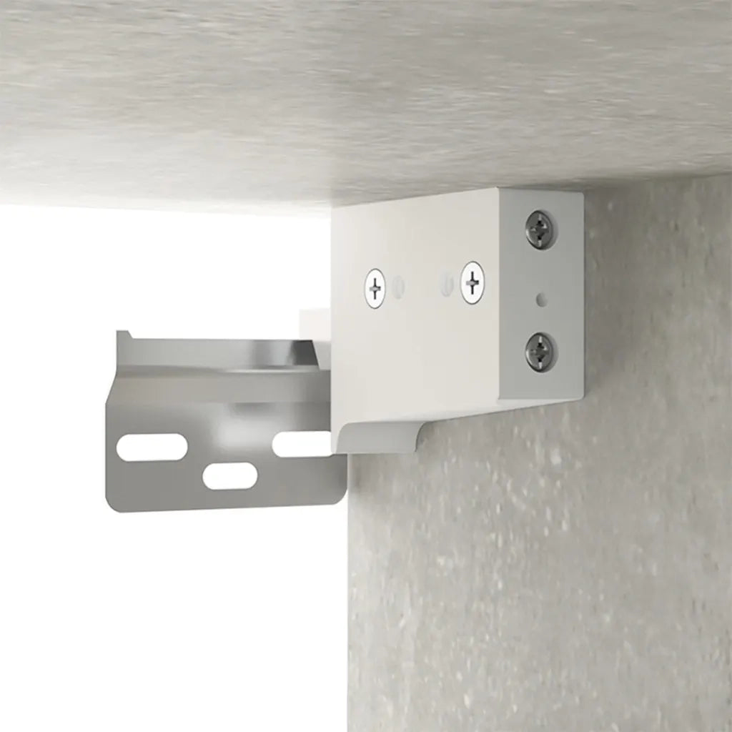Mobili Porta TV a Parete 3 pz-Credenza per TV Grigio Cemento 80x34,5x40 cm