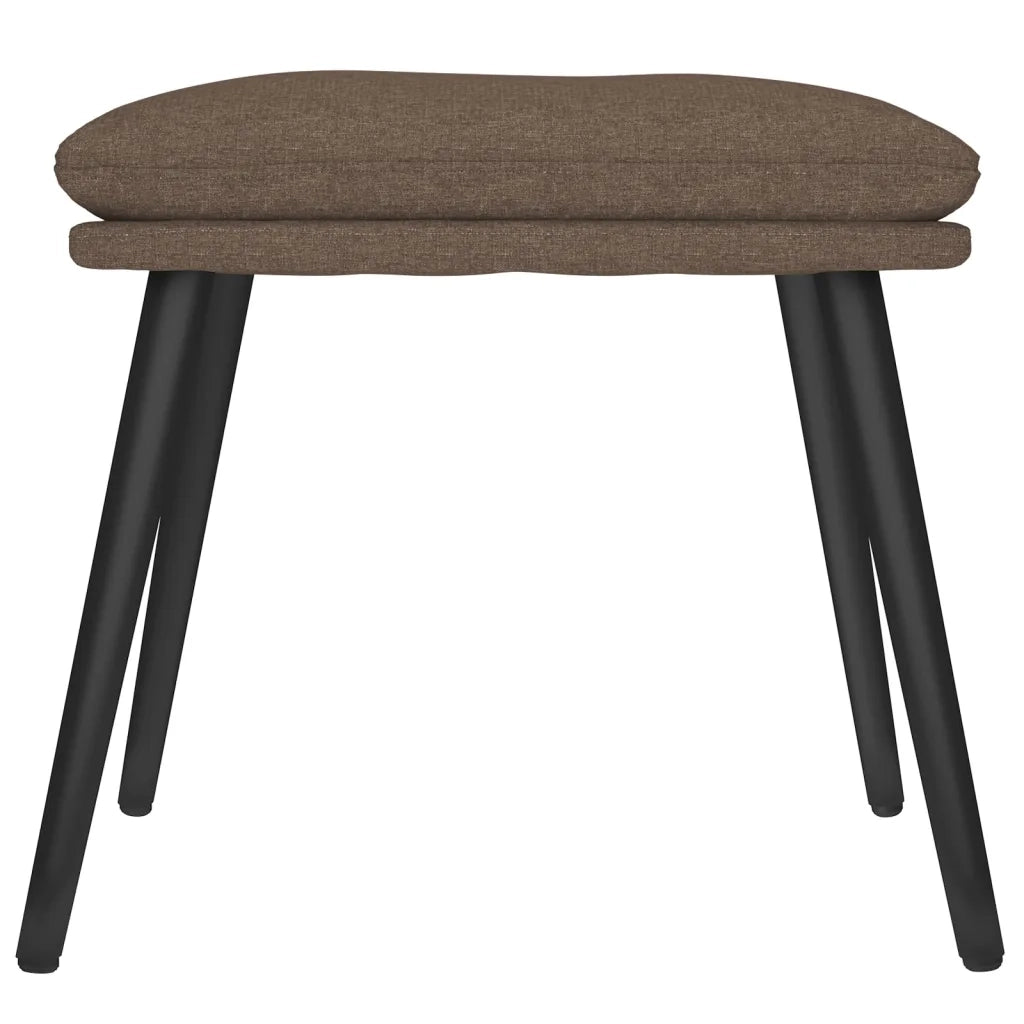 Poggiapiedi Tortora 45x29,5x39 cm in Tessuto cod mxl 73605