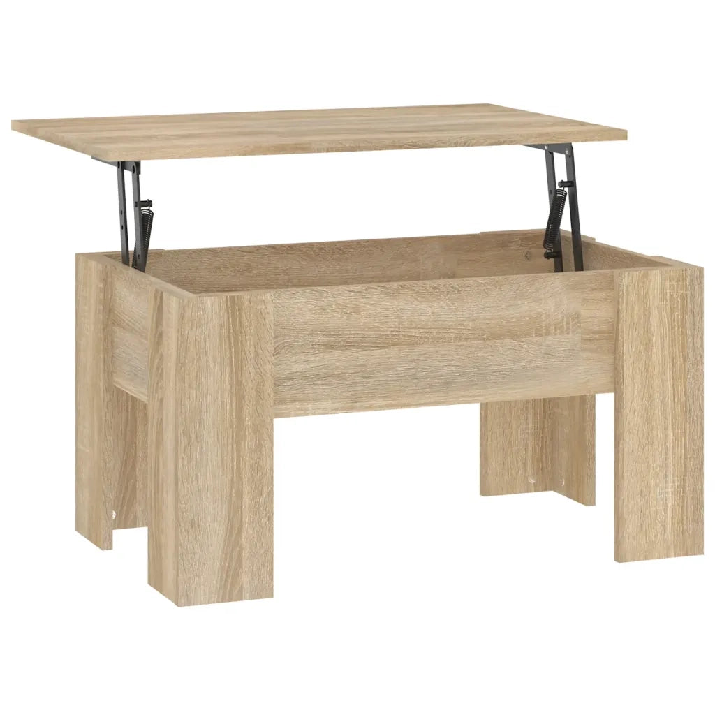 Tavolino da Salotto Rovere Sonoma 79x49x41 cm Legno Multistrato cod mxl 20007