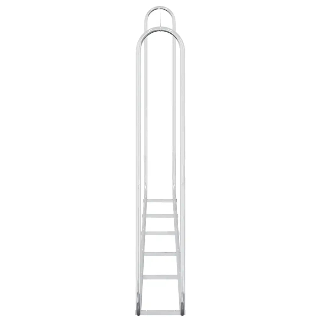 Rastrelliera per Legna 300x25x150 cm in Acciaio Zincato 4100707