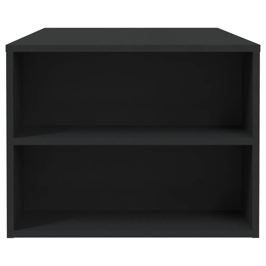 Tavolino da Salotto Nero 102x55x42 cm in Legno Compensato 810918
