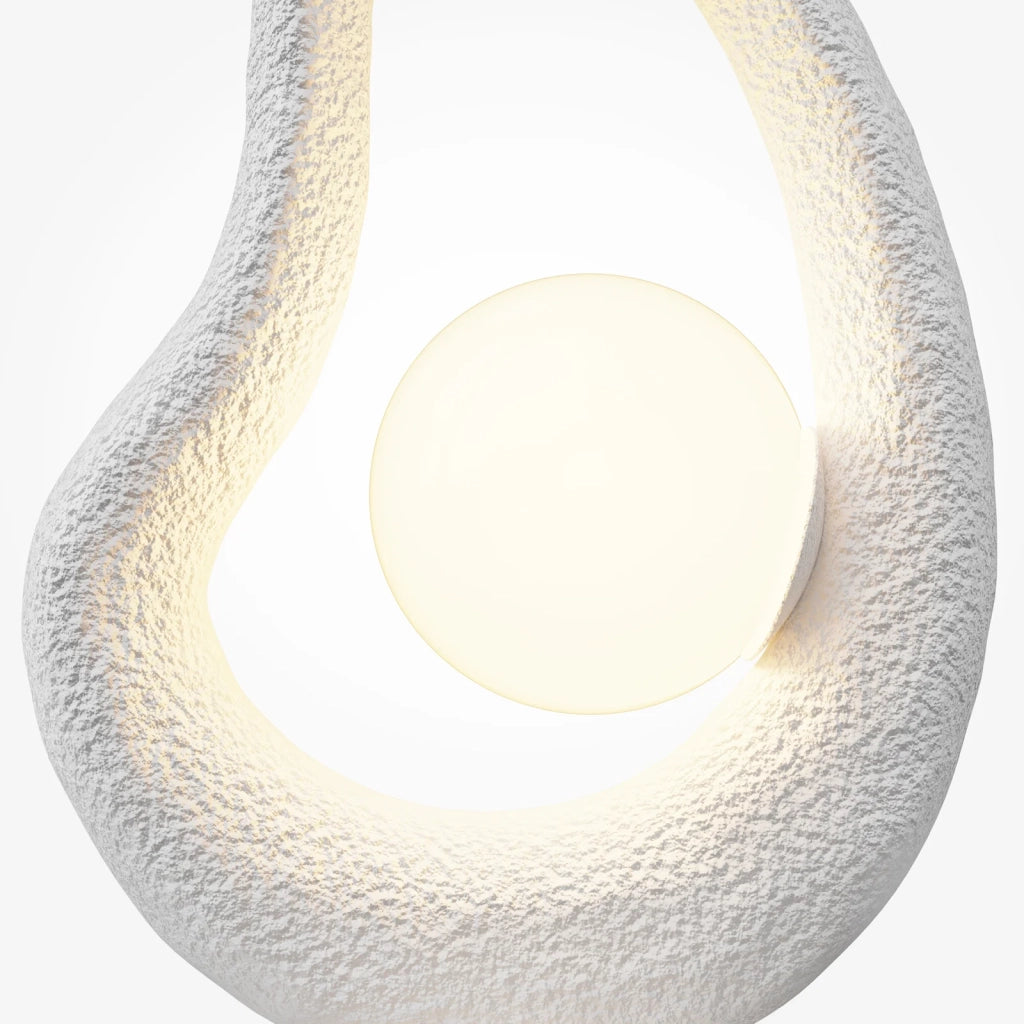 Maytoni Lampada da tavolo contemporanea Opus 1 luce G9 bianco cemento