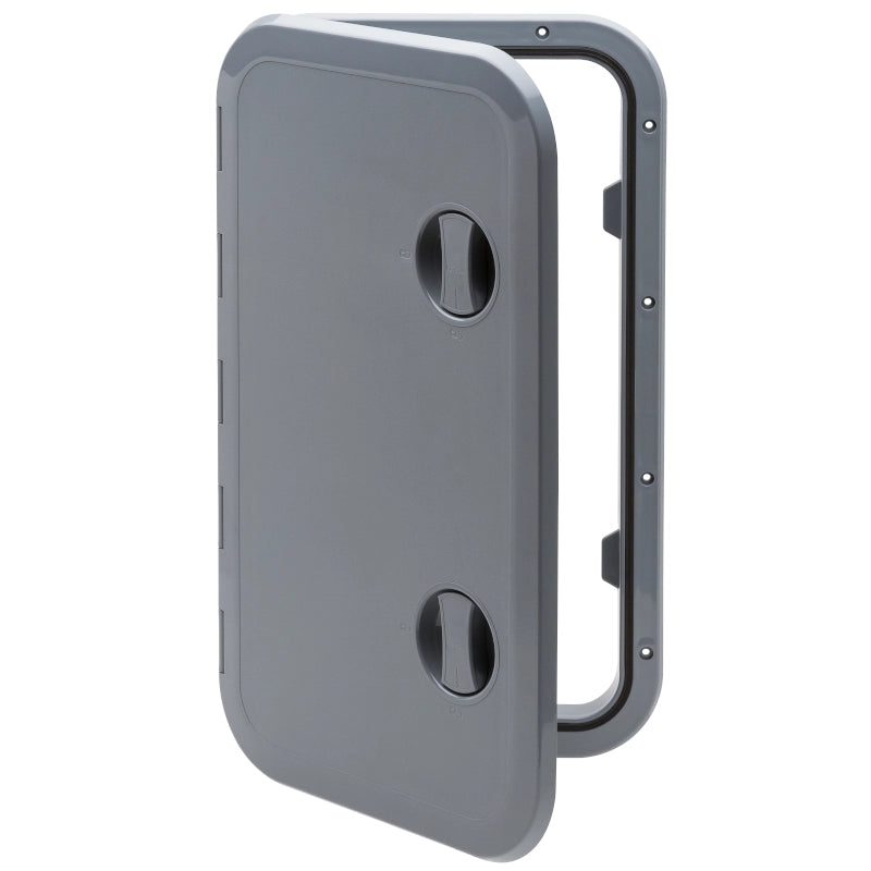 SPORTELLO GRIGIO MM.357 X 606