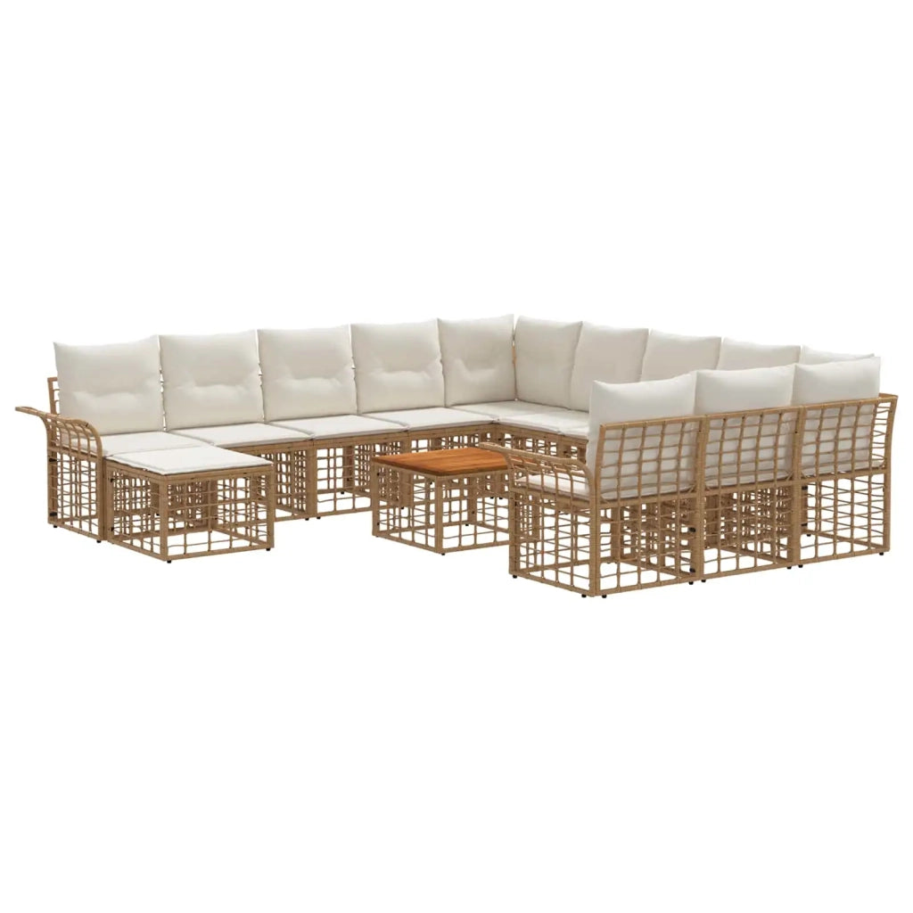 Set Divano da Giardino 6 pcs polyrattan 3437828