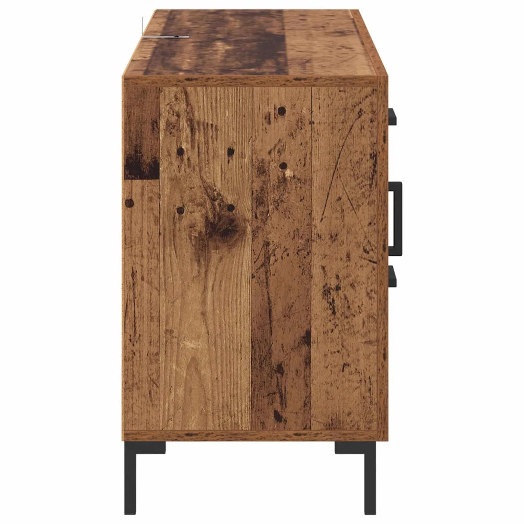 Credenza | Madia | Buffet da pranzo | Armadio da pranzo Legno vecchio 100 x 36 x 60 cm Legno multistrato