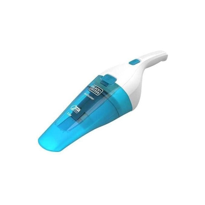 Black+Decker WDC115WA Aspirapolvere Portatile Senza Filo Senza Sacchetto Secco e Bagnato 0,385 L Autonomia 9 min Litio 3,6 V colore Blu Bianco