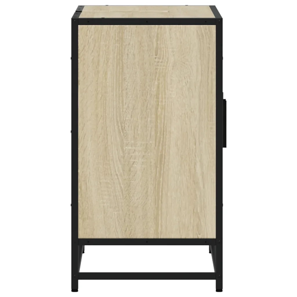 Mobile Lavabo Bagno Rovere Sonoma 90x33x60 cm Legno Multistrato
