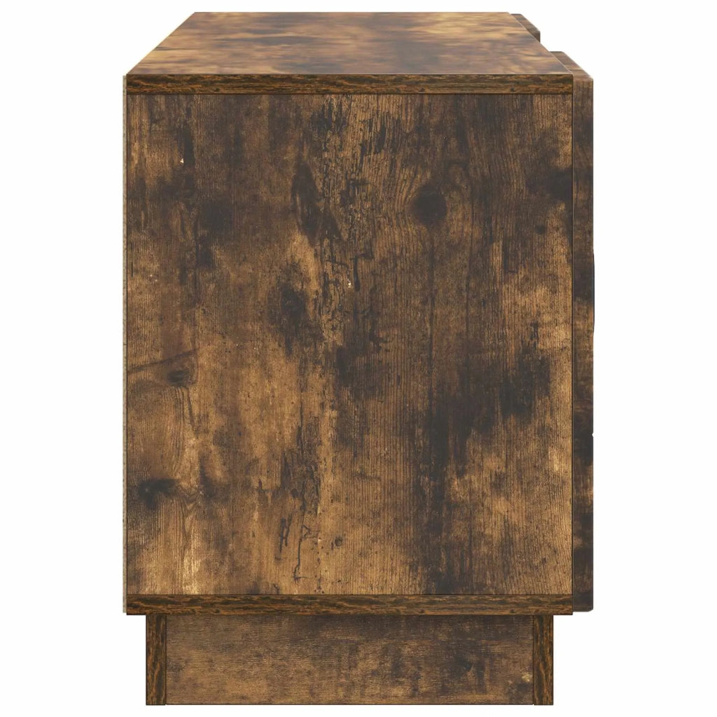 Mobile TV-Credenza per TV Rovere Fumo 102 x 34,5 x 47 cm Legno ingegnerizzato 164235
