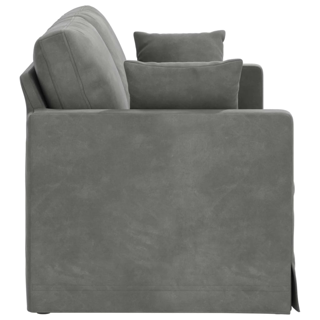 Divano Grigio scuro 158 x 78 x 80 cm Velluto 42024423