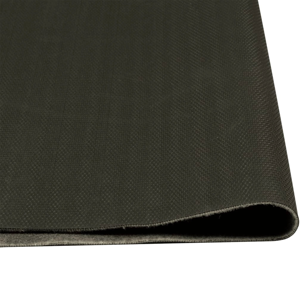 Elegante tappetino da cucina lavabile con stampa di bottiglie di vino 300 x 60 cm antiscivolo velluto blu 02_0056443