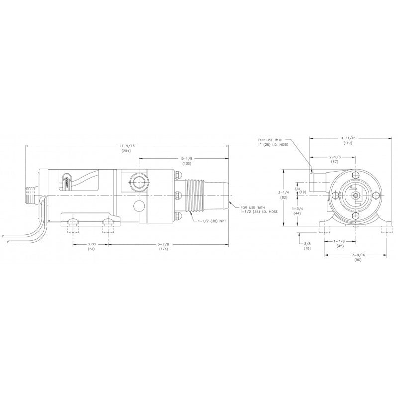 MACERATORE 900 12V 18590-2092 MACERATOR PUMP 46 L/MIN 12V