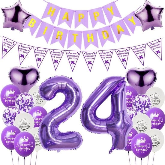 Decorazioni per Feste - Ballooni Latex 81 cm - Confetti - Slinga per Festa del Compleanno
