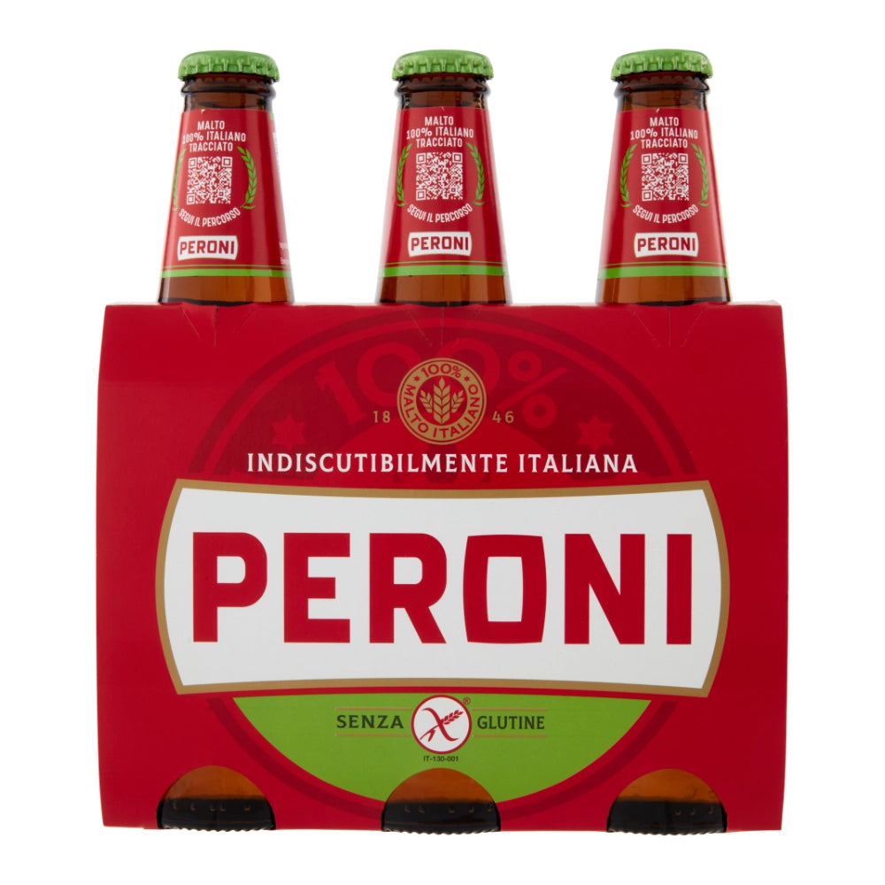 Peroni birra senza glutine confezione bottiglie 12x33 cl