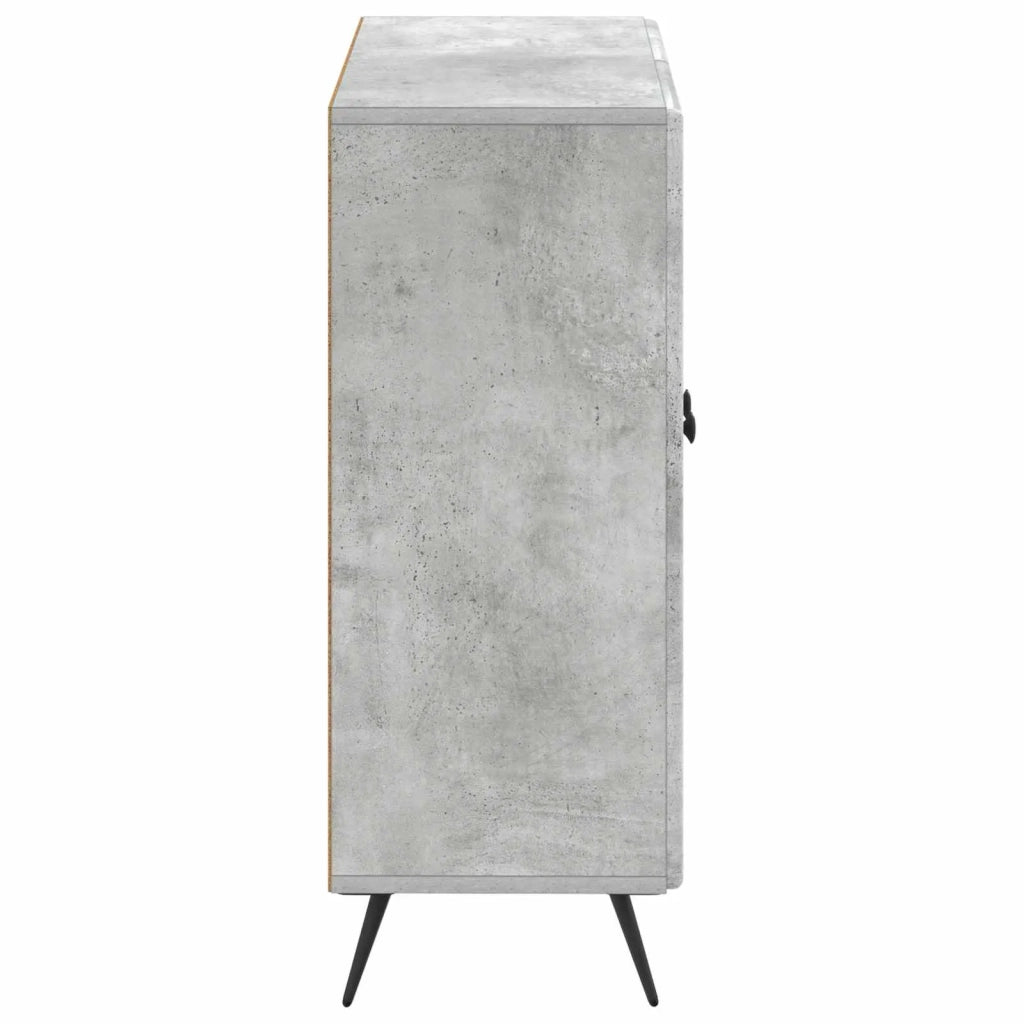 Mobiletto da Bagno BREDA Grigio Cemento 59,5 x 31 x 80 cm 897498