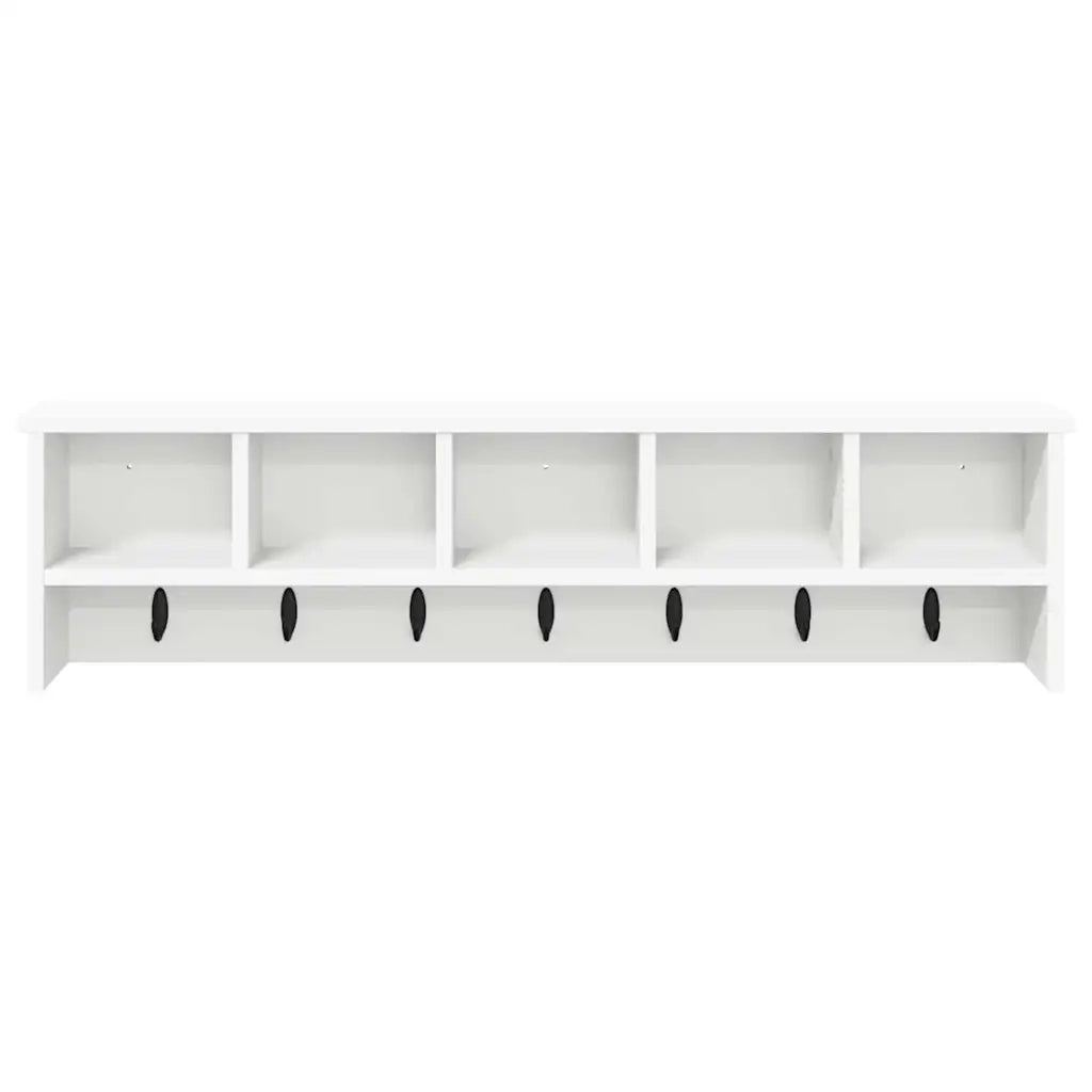 Appendiabiti a muro Bianco 100 x 16 x 26 cm Legno multistrato CFW9097994