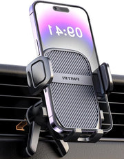 Sostegno per telefono auto con clip e doppia base - compatibile con tutti i modelli (102 cm - 70 pollici)