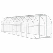 Pollaio Argento 800 x 200 x 200 cm Acciaio zincato 3434678
