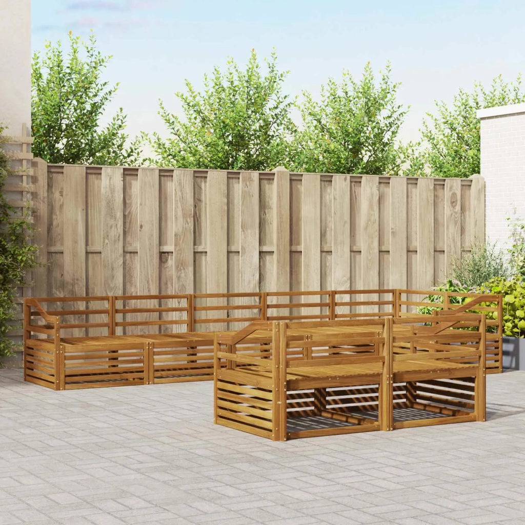 Set di divani da esterno 8 pcs Naturale 3373674