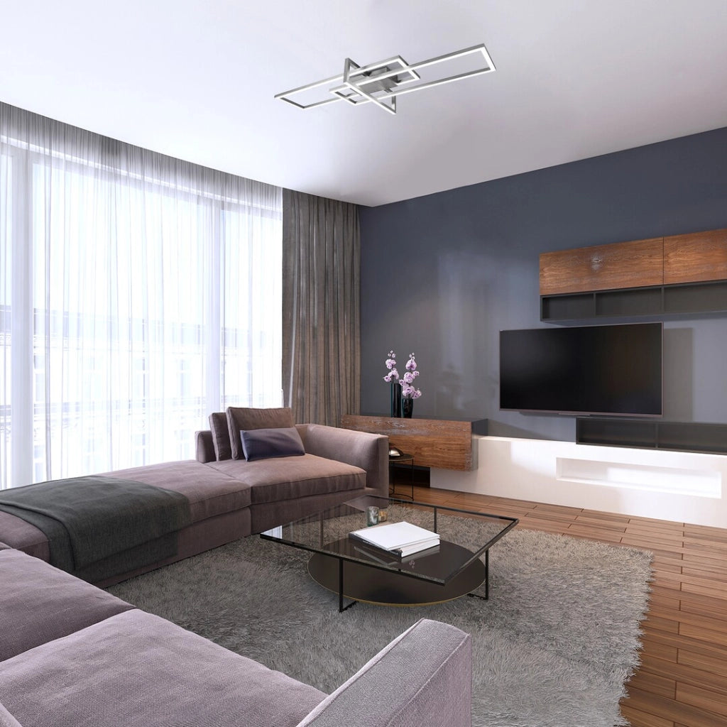 Plafoniera LED Rabalux Thabita 35W cromo satinato 100cm