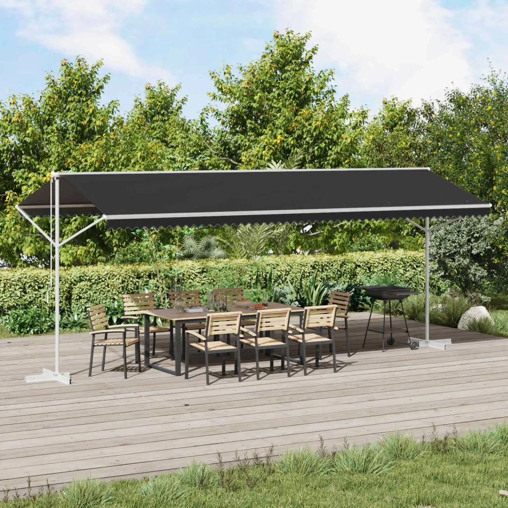 Tenda autoportante Antracite 6 x 3 m Poliestere 42033622