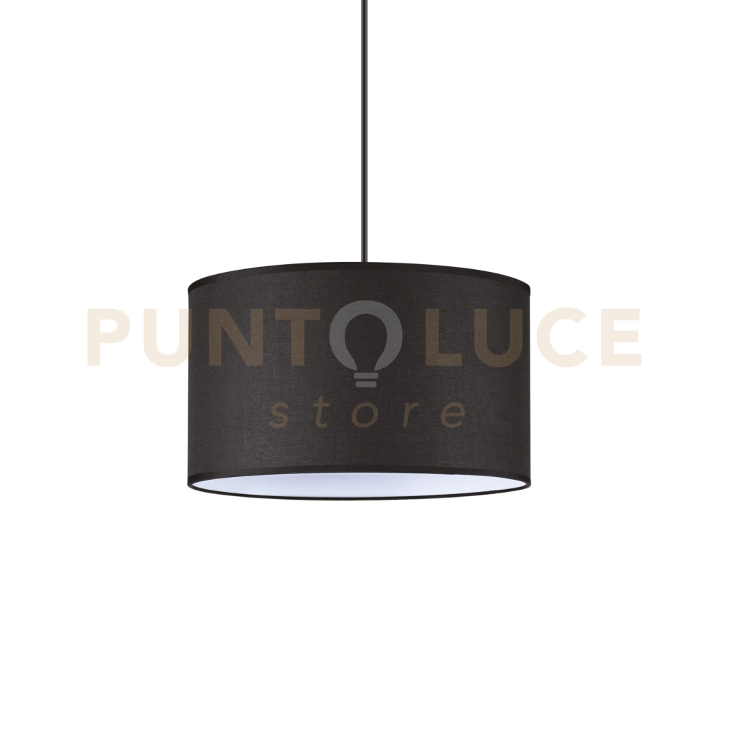 SOSPENSIONE PER SET UP 1 LUCE ATTACCO E27 NERO
