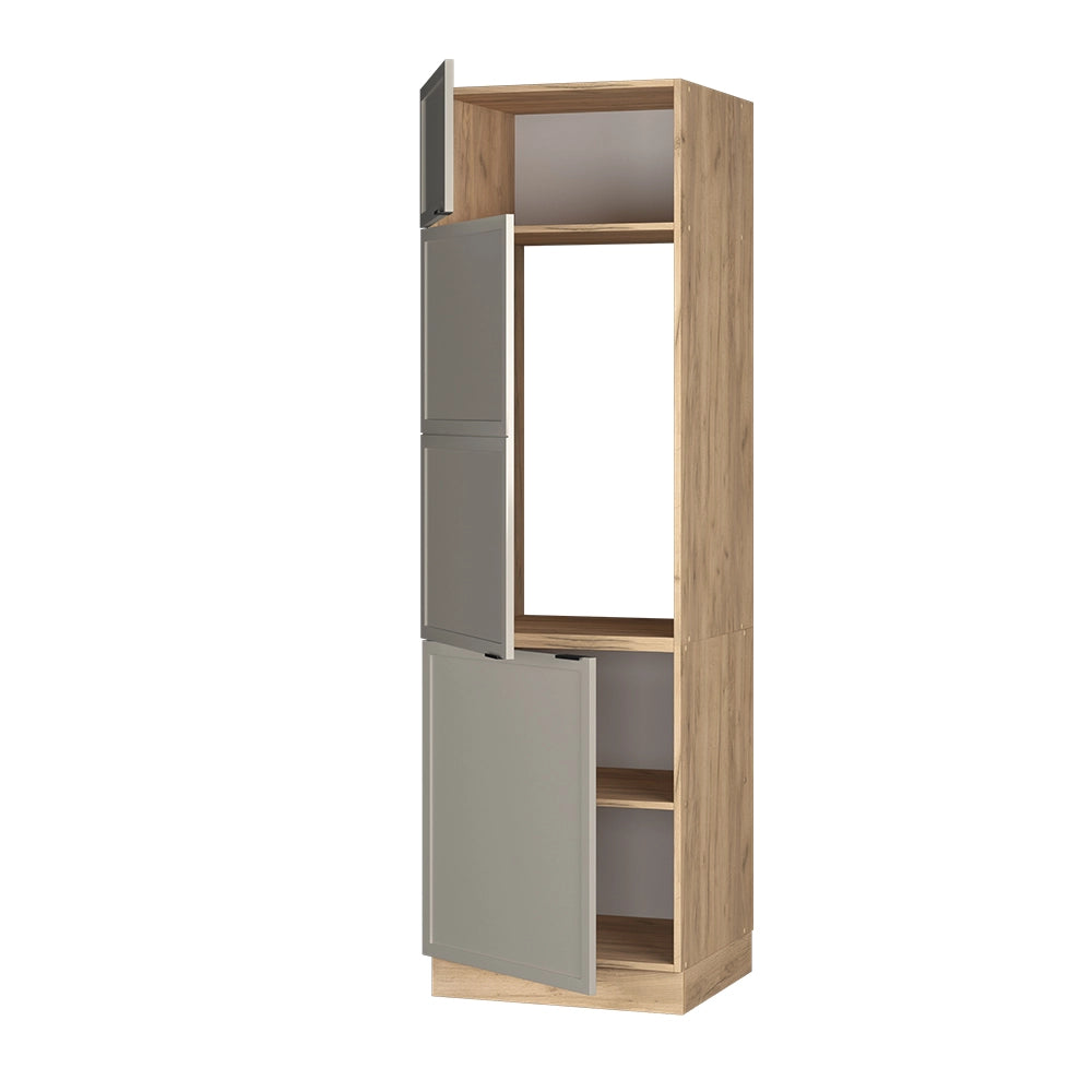 Vicco Mobiletto per frigorifero GrigioBeige 60 cm