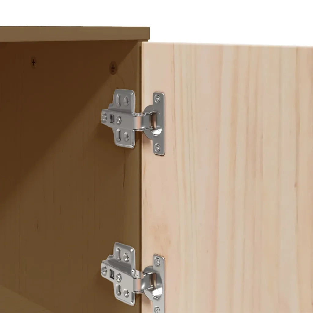 Credenza ambra 67x40x108,5 cm in Legno Massello di Pino 820175