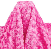 Tessuto Nepbont 150 x 100 cm - Pluche a Tocco Leggero Polyester - Rosso - Tessuto Artigianale - Progetti di Sartoria Fai da Te - Tessuto di Lusso per la Casa